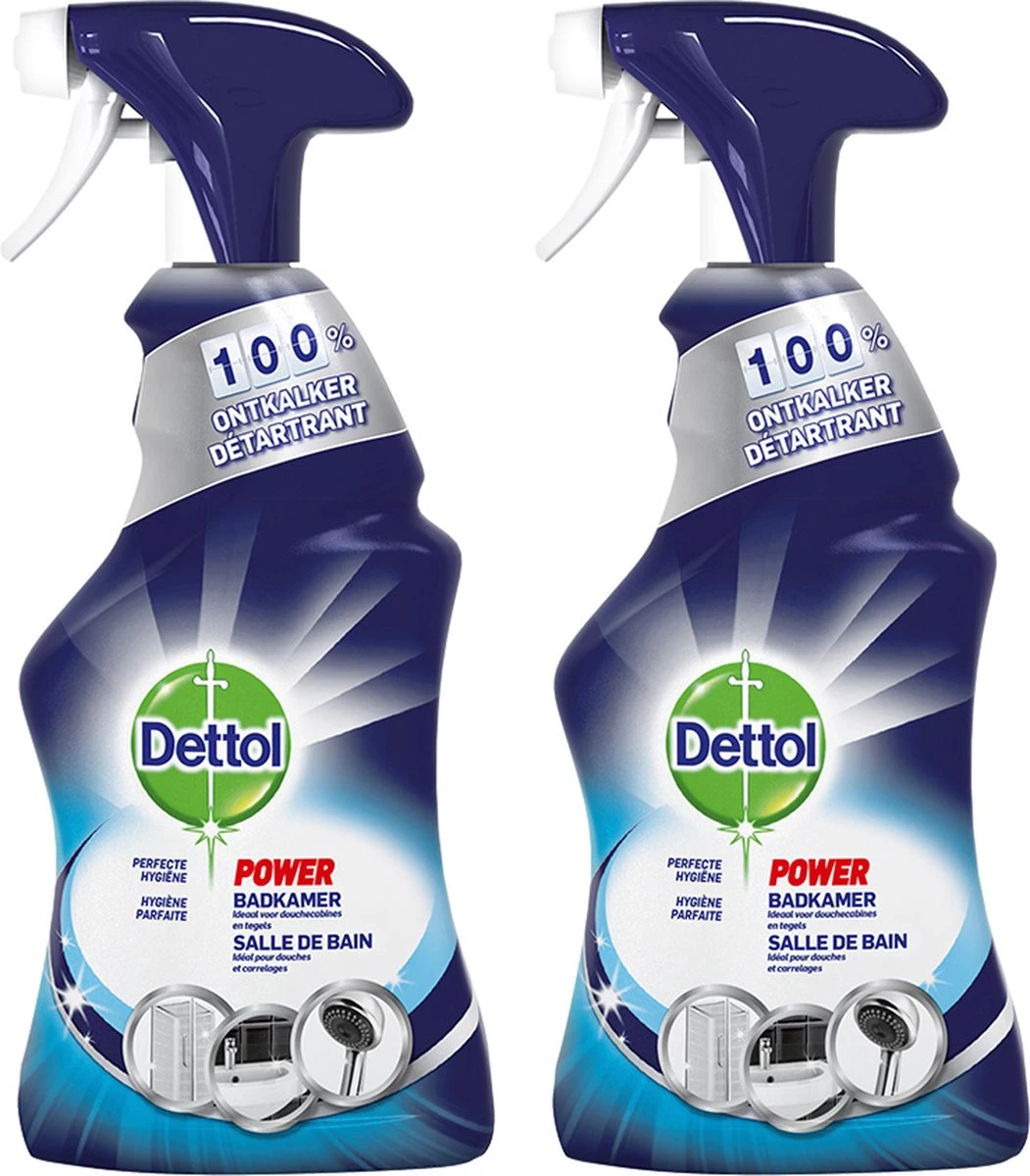 Dettol Allesreiniger Spray Power & Fresh - Badkamer - 500ml X2