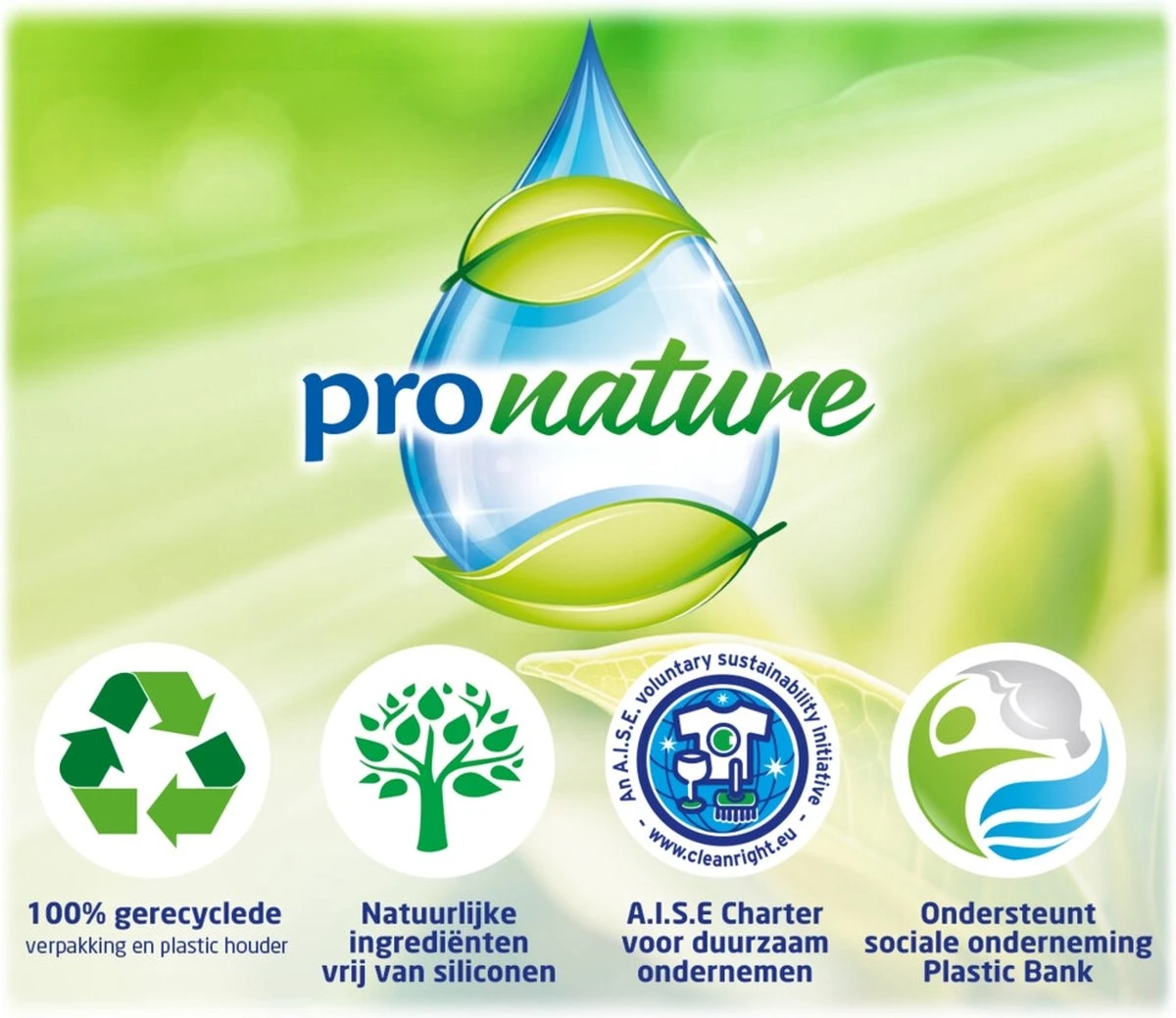 Witte Reus Toiletblok Kracht Actief Pro Nature Munt Eucalyptus - Afbeelding 3