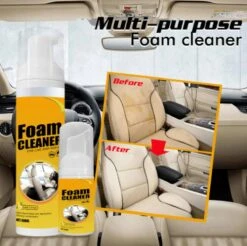 TLVX Bekleding Reiniger / Schuim Reiniger / Vlekken Reinigen / Interieur Reiniger / Foam Cleaner / 150ml / Auto Schoonmaak / Citroen Geur / Auto Interieur Reiniger / Vlekken Verwijderen Bankstel / Auto Stoel Schoonmaken / Effectief!