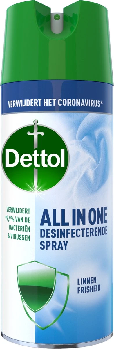 Dettol All In One Disinfectant Spray Linen - 400ml - Afbeelding 7