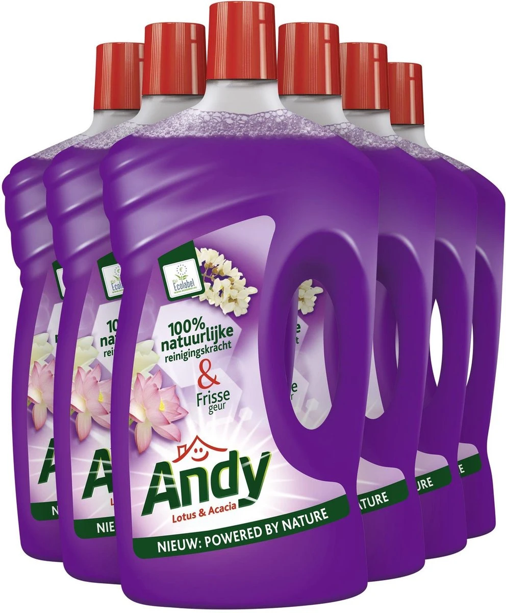 Andy Lotus & Acacia Allesreiniger - 6 X 1L - Voordeelverpakking - Afbeelding 2